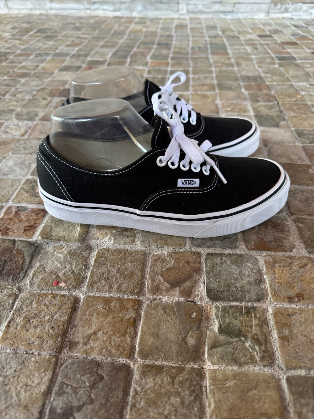 Vans Authentic Black Canvas Sneakers